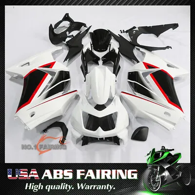 White Fairing Kit For KAWASAKI NINJA 250R 2008-2012 EX250J 08-12 Shell Bodywork  • $469.86