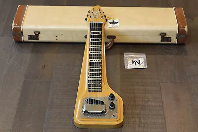 Vintage! 1959 Gibson Skylark Lap Steel Natural Korina + OHSC • $1495