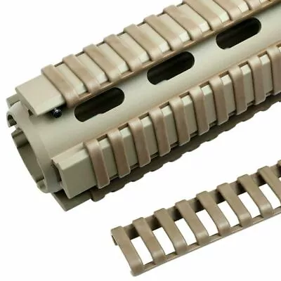 Heat Resistant Rifle Ladder Rail Cover For Weaver Picatinny Rails - Dark Tan • $8.99