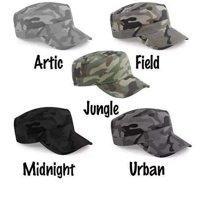 Mens Womens Camoflage Army Hat Camo Military Cadet Combat Fishing Baseball Cap • £7.50