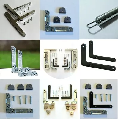 * USM Haller Mounting Chrome Angle Attachment Angle Hinge Holder Spring Tape Set • £85.70