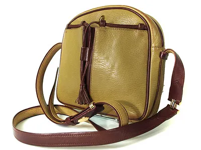 CARTIER Cartier Must De Vintage Dark Yellow Cross-Body Shoulder Bag CS12455 • $116