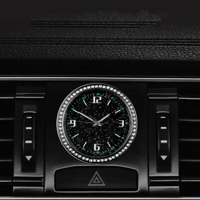 Luminous Car Auto Clocks Stick-On Digital Watch Mechanics Diamond Quartz Clocks • $9.63