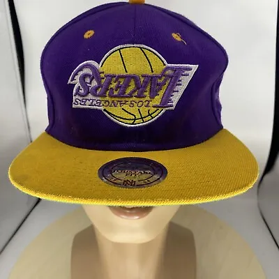£24.99 • Buy New Era Los Angeles LA Lakers Upside Down Logo 9FIFTY Snapback Hat Cap RARE