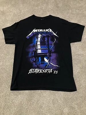 Metallica Ride The Lightning Minnesota ‘85 Tour…LARGE • $28