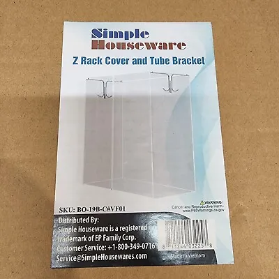 $41.45 • Buy Simple Houseware Z Rack Cover & Tube Bracket New In Box -
