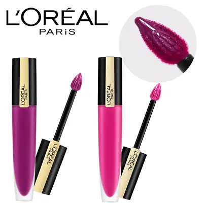 L'Oreal Paris Rouge Signature Matte Liquid Lipstick Long Lasting - Choose Shade • £4.29