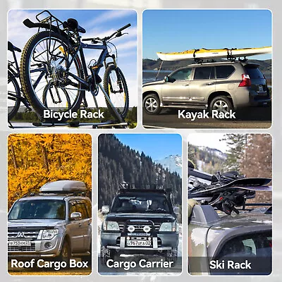 Universal 47.2'' Car Roof Racks Cross Bars Crossbar Luggage Carrier Anti-theft • $51.69