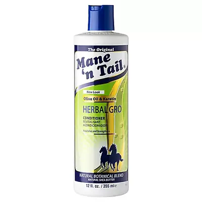 Mane N Tail Herbal Gro Shampoo Reduce Breakage With Olive Oil Complex 12 Ounce • $14.22