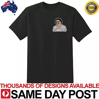 PABLO ESCOBAR GET A BAG POCKET Premium Black Shirt Cotton TShirt Funny Meme Sesh • $27.95