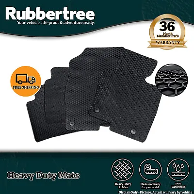 $149 • Buy Rubbertree Rubber Car Floor Mats For Ssangyong Musso/Rhino (Q200 AUS Models) Hea