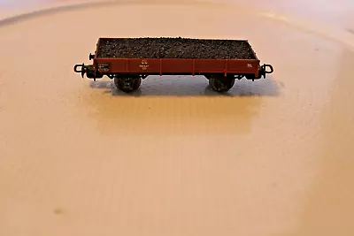 HO Scale Märklin Low Side Gondola With Coal Load 454-637 Vintage Weathered (M10) • $26.25
