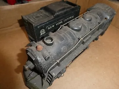 Vintage O Scale Marx 999 Metal Steam Locomotive And NYC Tender Car • $38