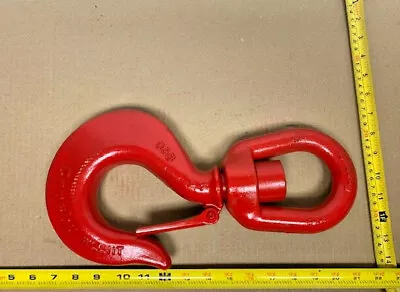 $149.95 • Buy 11 Ton Crosby S322(KA) Swivel Hook,NOS  L-322AN (1048868) Red