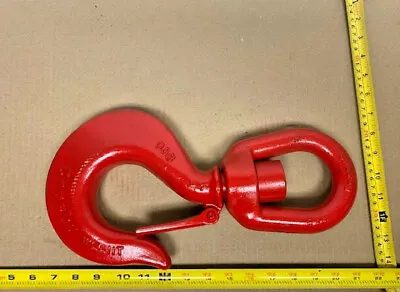 $149.95 • Buy 11.5 Ton Crosby S322(KA) Swivel Hook,NOS  L-322AN (1048868) Red