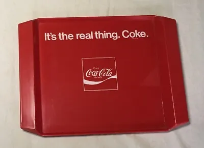 Coca Cola Tri Mod Plastic Tray Coke Real Thing Enjoy Vintage  • $33.15