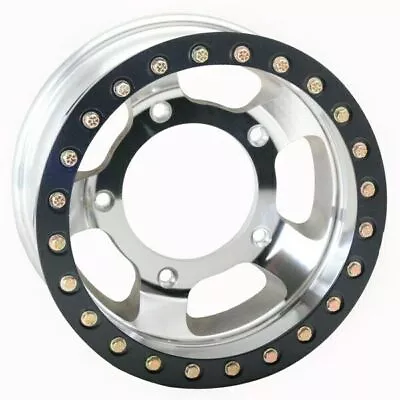 Empi 15  X 4  Vw Bug 5 Lug Race-Trim Off Road Bead-Lock Wheel / Black Ring • $409.95