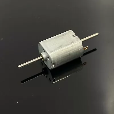 DC 12V-24V 19500RPM Dual Axle Shaft Mini Flat 030 Micro DC Electric Motor DIY  • $1.35