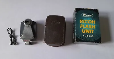 Vintage C1950's Ricoh Bc-605d Flash Unit In Original Leather Case • $24.99