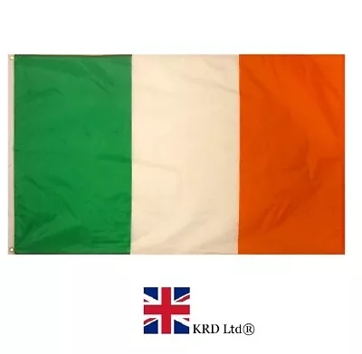 £4.69 • Buy Republic Of Ireland IRISH TRI COLOUR FLAG 5x3 Ft With Eyelets St Patricks Day UK