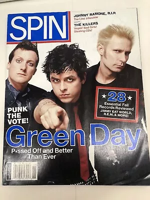 NOVEMBER 2004 SPIN Music Magazine GREEN DAY • $0.99