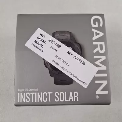 Garmin Instinct Solar 45mm GPS Watch - Graphite *C-GRADE* (FREE SHIPPING) • $359