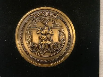 Disneyland Mickey Mouse 2000 Commemorative Medallion/Coin Vintage • $16.95