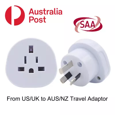 1 PC UK US Universal To Australia New Zealand Travel Adaptor Plug Converter • $10.50