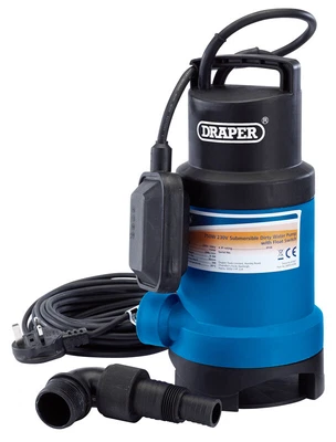 £78.42 • Buy Draper Submersible Dirty Water Pump With Float Switch, 200L/Min, 750W 61667