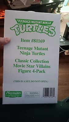 Teenage Mutant Ninja Turtles 81169 Classic Collection Movie Star Villains • $70