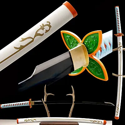 White Kochou Shinobu KnifeHandmade Demon Slayer Katana SwordSharp Anime Sword • $145