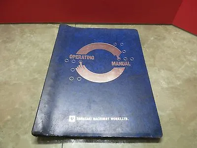 Yamazaki Mazak Operating Manual Vqc-20/40a & 20/50a Cnc  Mazatrol M1 Cnc Mill • $59.99