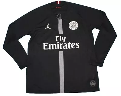 RETRO PSG X JORDAN 2018/2019 PARIS LONG-SLEEVE NEYMAR/MBAPPE Soccer Jersey • $105