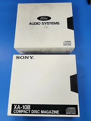 $29.99 • Buy Sony XA-10B (2) 10 Disc Compact Disc Magazine Ford Audio Systems