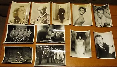 Vintage Movie Stars & Stills B&W Photograph Lot (11 Different)  8  X 10      #31 • $25