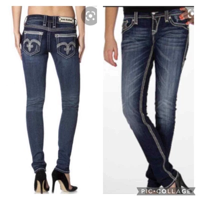 $80 • Buy Rock Revival Alanis Easy Skinny Jeans Size 28