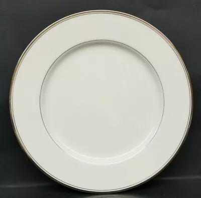 MIKASA AK018  GOTHIC PLATINUM  10 5/8  Dinner Plate - 12 Available - EXCELLENT • $22.99