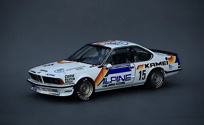 Decal 1/24 BMW 635CSi Team MTZ Motorsport APLINE/KAMEI Year 1985 ETCC And DTM • $15