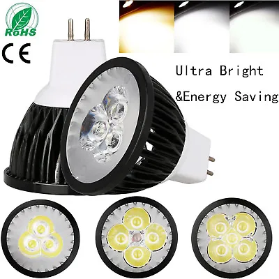 Dimmable GU10 MR16 GU5.3 LED Spotlight Bulb Epistar Lamp 6/9W 10W 12W 15W Bright • $2.74