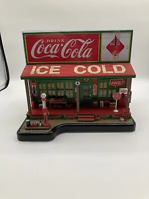 “danbury Mint” Coca-cola Country Store Clock Diorama “new In Box” • $399.99