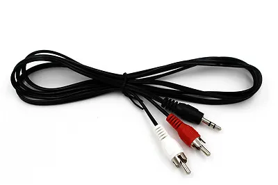 3.5mm To 2 RCA Audio Speaker Jack To Phono Cable Cord For X Rocker Gaming Chairs • £2.75