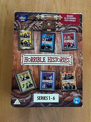 Horrible Histories DVD Boxset Series 1-6 14 Discs - PG Rating • £15