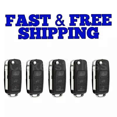 5 New Golf Jetta Passat Beetle Remote Flip Key Fob Transmitter For VW Volkswagen • $69.99