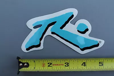 RUSTY Surfboards Clear Teal Green 80's Original Rare RU1 Vintage Surfing STICKER • $33