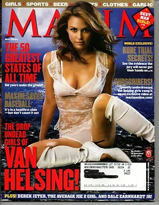 Maxim Magazine May 2004 Josie Maran Dale Earnhardt Kobe Bryant Larissa Meek • $11.07