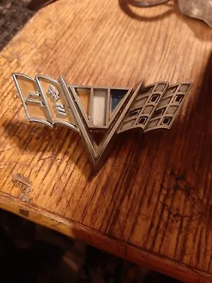 Original Vintage Chevrolet Corvette Stingray Auto Badge Emblem Metal 3840318 • $9