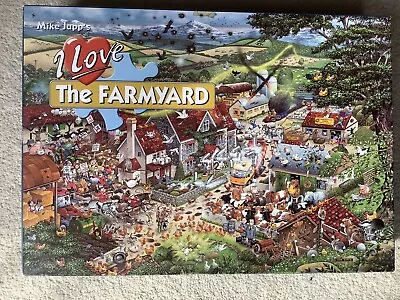 Mike Jupp 1000 Piece Jigsaws I Love The Farmyard • £0.99