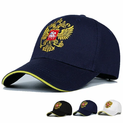 £9.68 • Buy Russia Badge Emblem Baseball Cap For Men Women Russian Eagle Adjustable Hat Hats