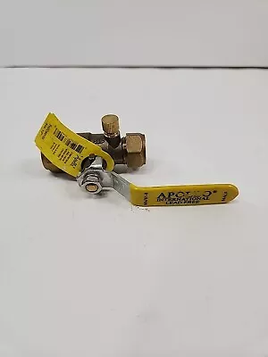 Apollo  1/2  COMPRESSION BALL VALVE LEAD FREE BRASS 600 PSI WOG With Drain • $8.95