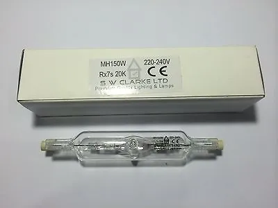 Premium Long Life 150w Rx7s Metal Halide Lamps 20000k Aquarium Lamp • £14.99